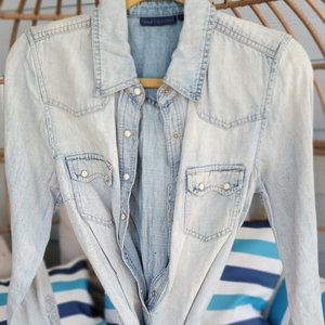 Martin + Osa Long Sleeve Denim Dress